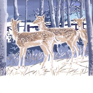 First Winter - Square Christmas Cards