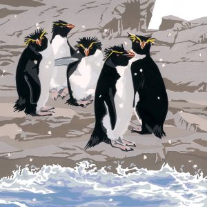 WW Winter Rockers Square Christmas Card 150mm sq