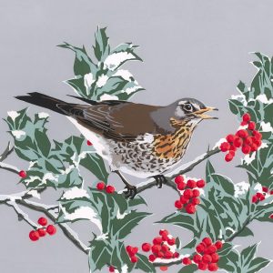 WF Fieldfare Blank Card 150mm sq