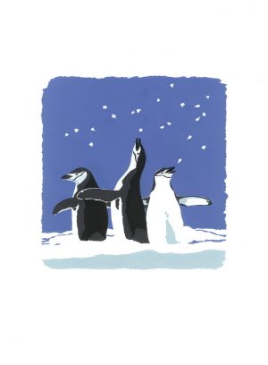 WW Snowing! Studio Print A3