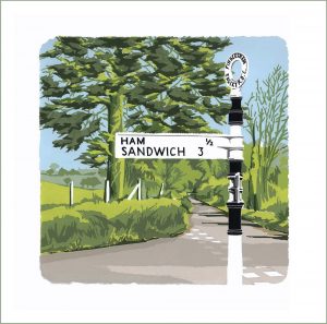 OS Out to Lunch Blank Card 150mm sq
