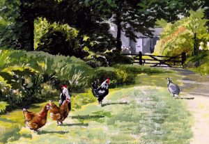 SD Cottage Approach A3 Fine Print